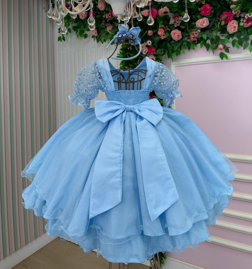 Vestido Bella Child Laize Azul Bebe (VESTBLLCHLDLZAZLBB)