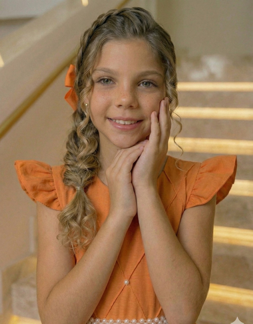 Vestido Ysa Kids Ariane Longo Terracota (VESTYSAKIDARILONTERRA)