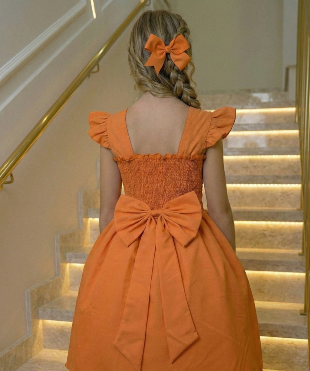 Vestido Ysa Kids Ariane Longo Terracota (VESTYSAKIDARILONTERRA)