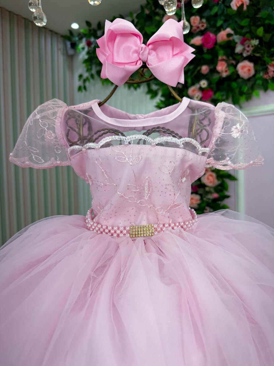 Vestido Bella Child Layla Rosa Bebe (VESTBEBELAYBELLACH)