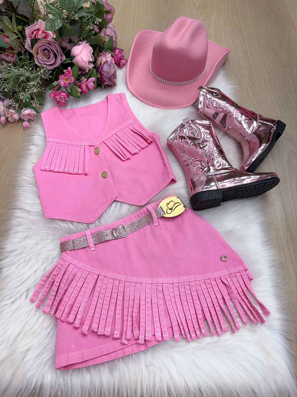 Conjunto Blogueirinha Boiadeira Maraisa (CONJBLGRNHBOADRA)