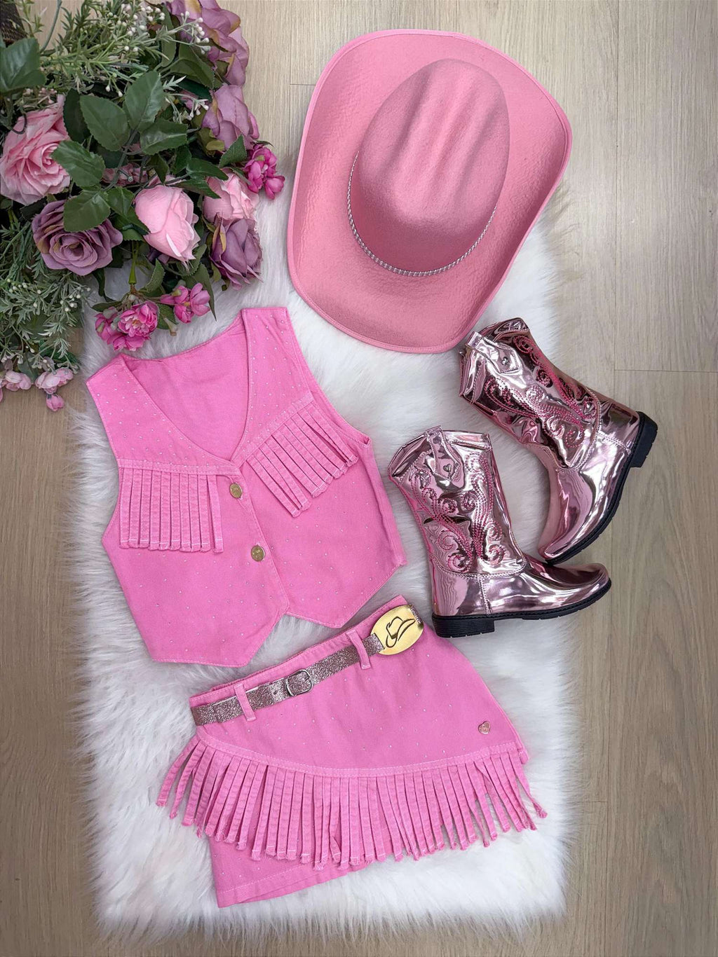 Conjunto Blogueirinha Boiadeira Maraisa (CONJBLGRNHBOADRA)