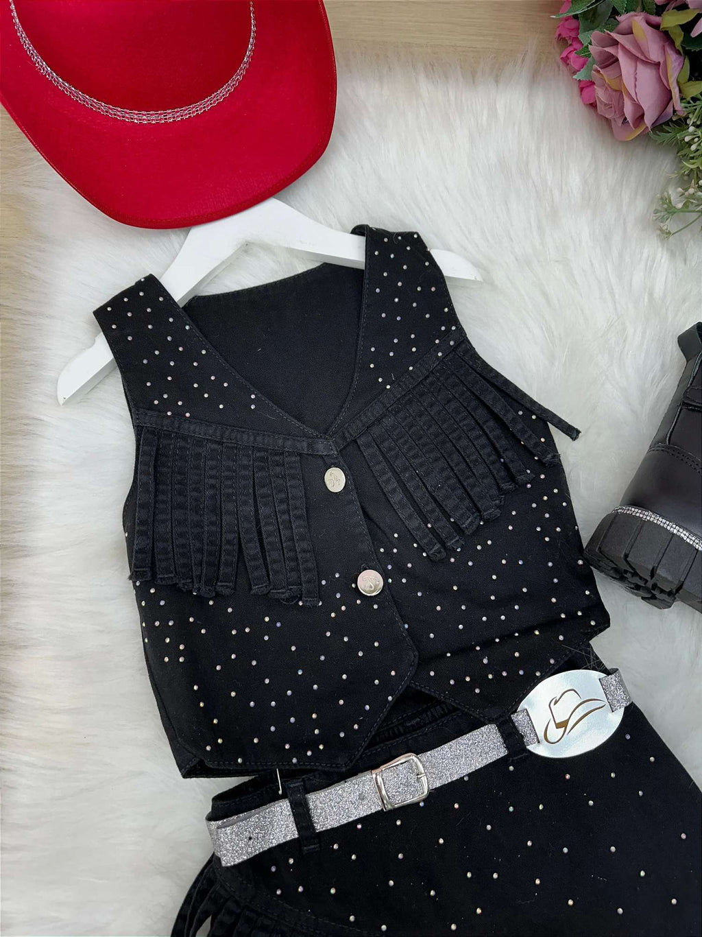 Conjunto Blogueirinha Boiadeira Maraisa (CONJBLGRNHBOADRA)