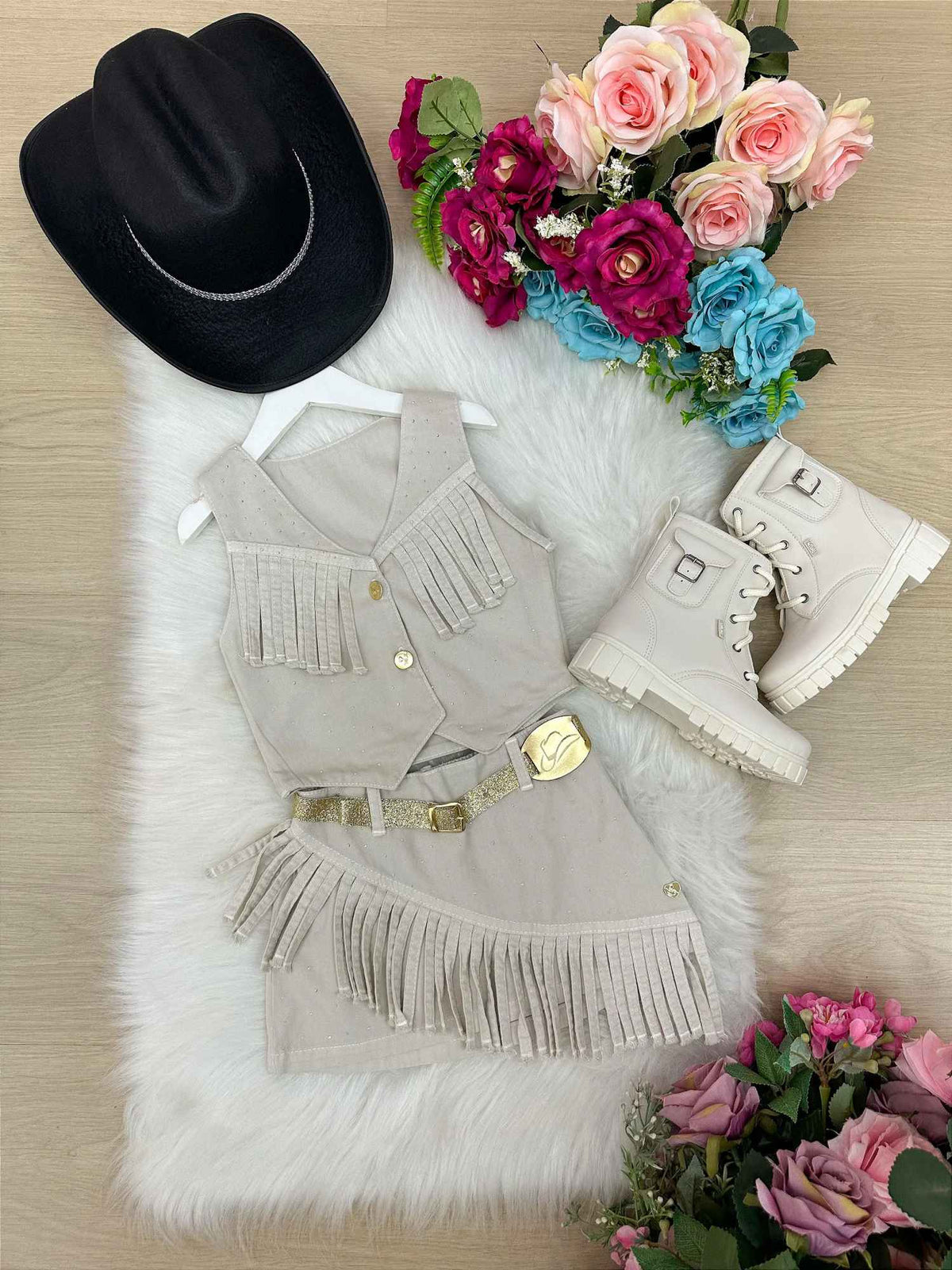 Conjunto Blogueirinha Boiadeira Maraisa (CONJBLGRNHBOADRA)