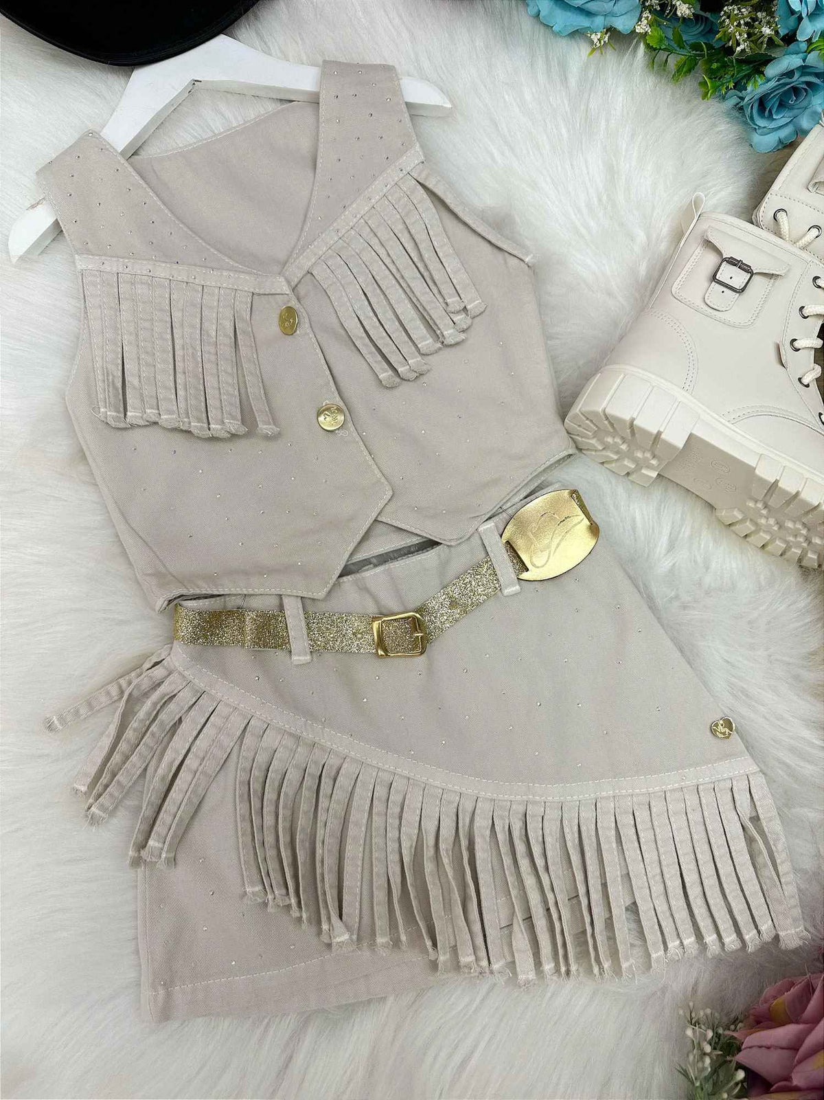 Conjunto Blogueirinha Boiadeira Maraisa (CONJBLGRNHBOADRA)