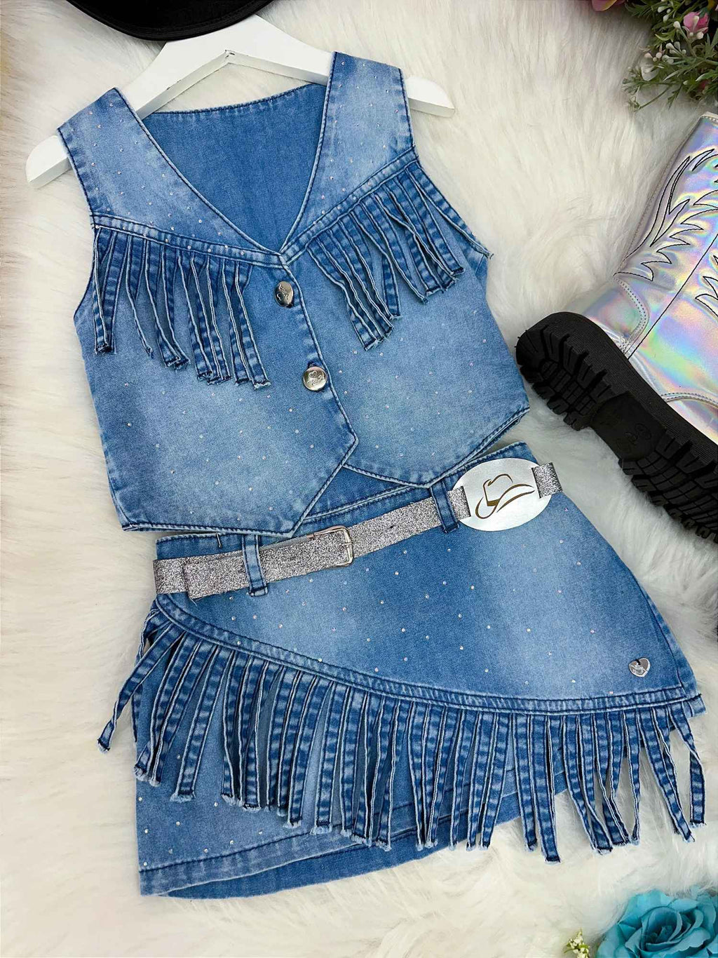Conjunto Blogueirinha Boiadeira Maraisa (CONJBLGRNHBOADRA)