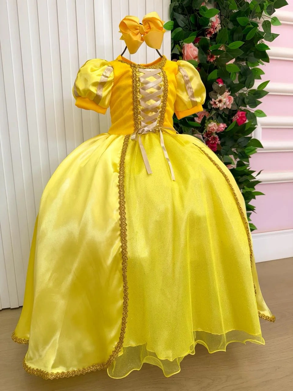 Fantasia Princesa Belli Princesas + Saiote (FTPRBPRNSAT)