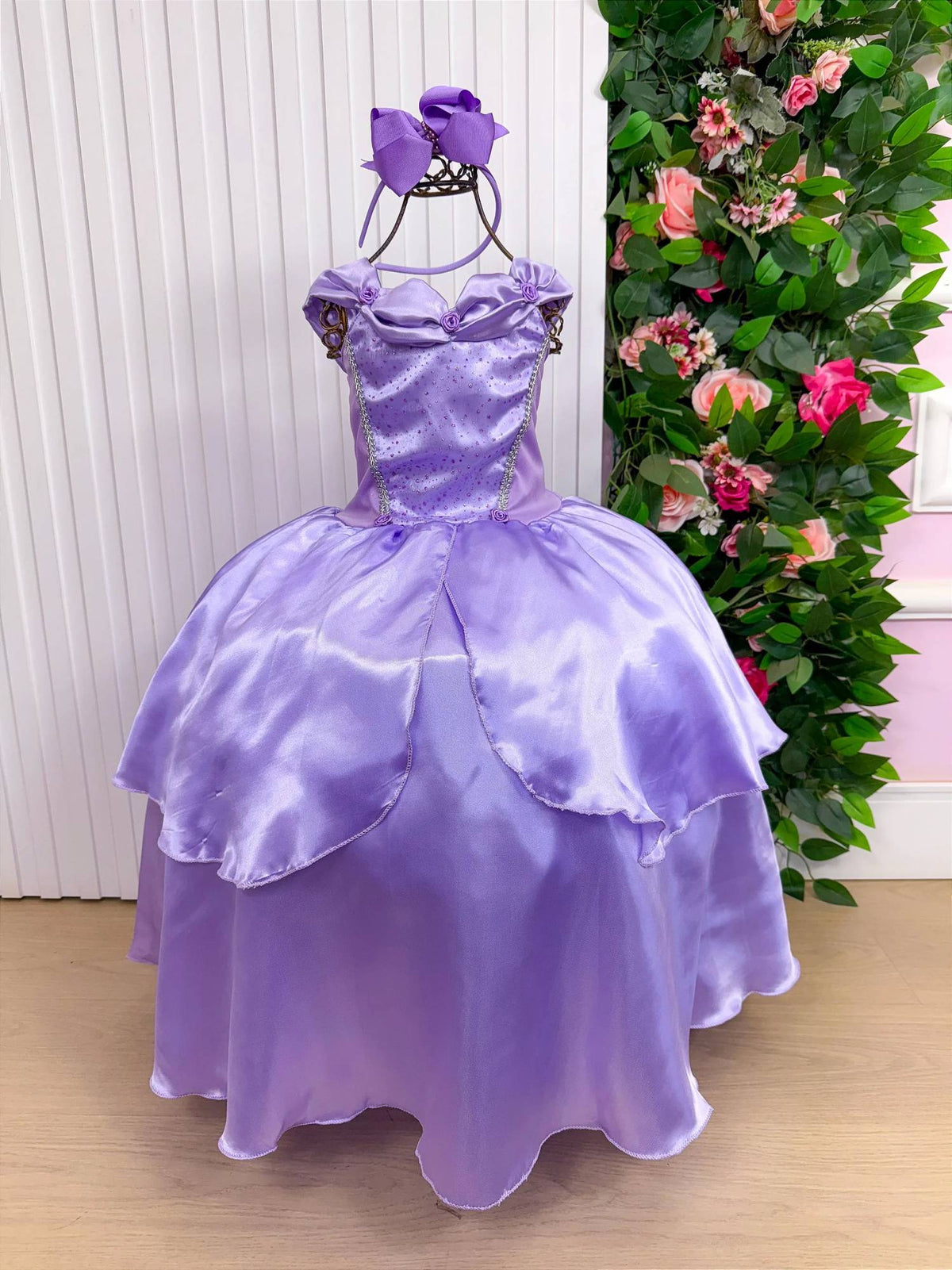 Fantasia Princesa Belli Princesas Regata + Saiote (FANTPRNRGST)