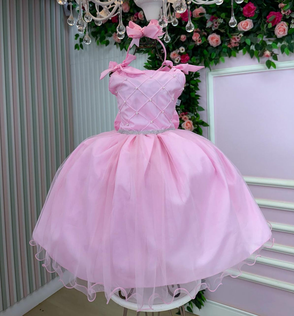 Vestido Marie Mariely Rosa Bebe (VESTMRMRSBB)