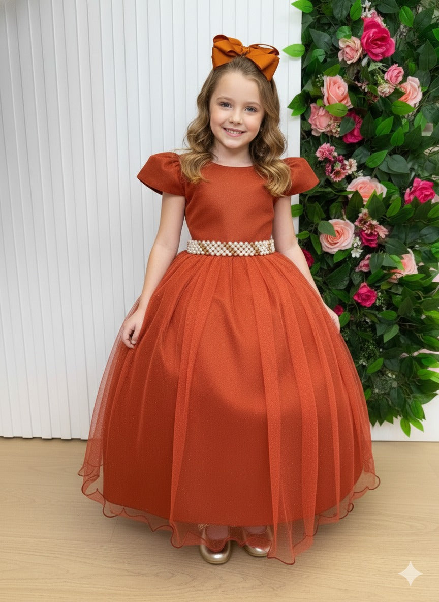 Vestido Marie Longo Heloisa Terracota (VESTMRELONGHLISATRCT)