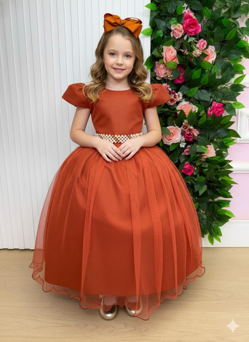 Vestido Marie Longo Heloisa Terracota (VESTMRELONGHLISATRCT)