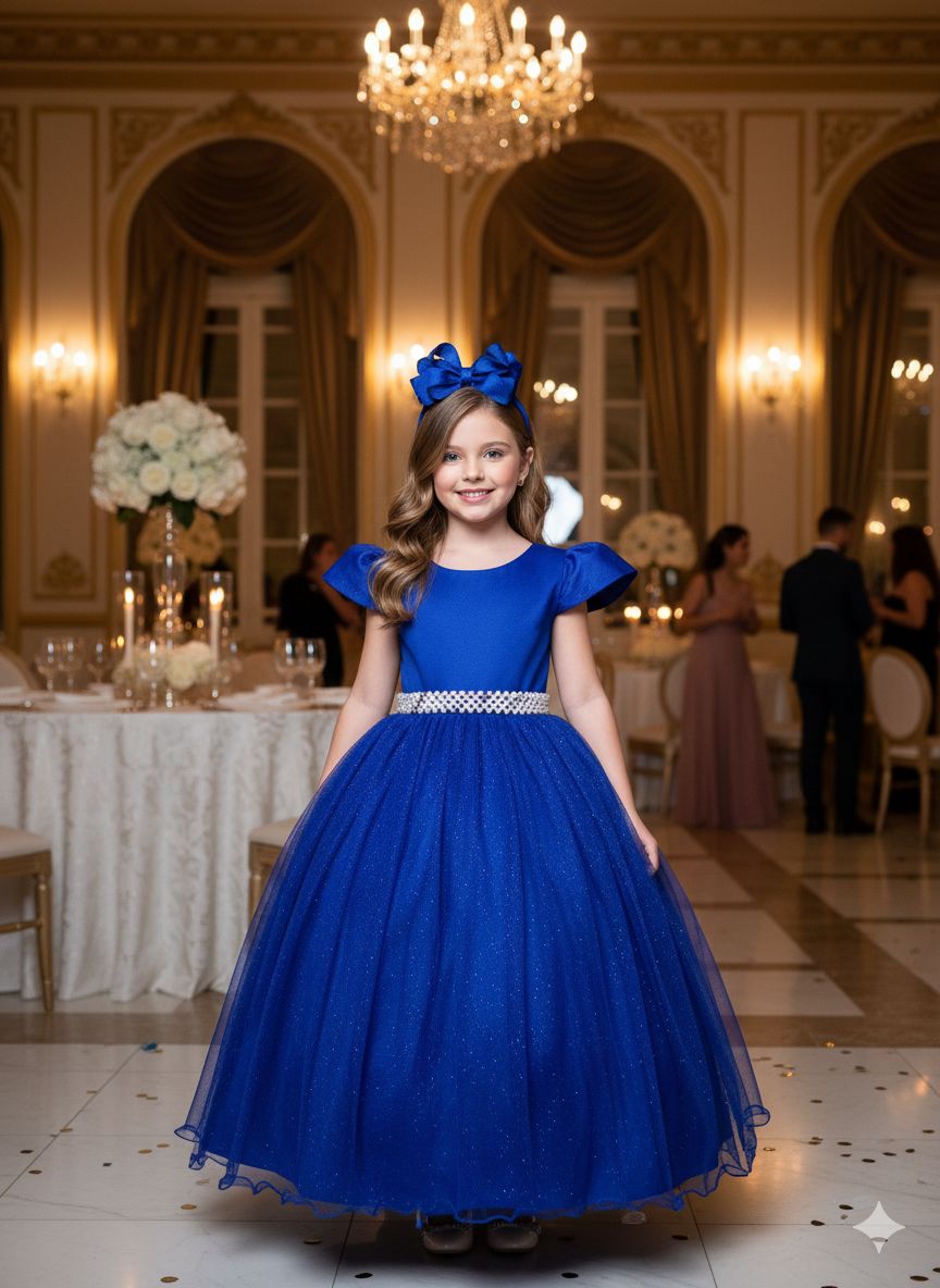 Vestido Marie Longo Heloisa Azul Royal (VESTMRELONGHLISAZLRY)