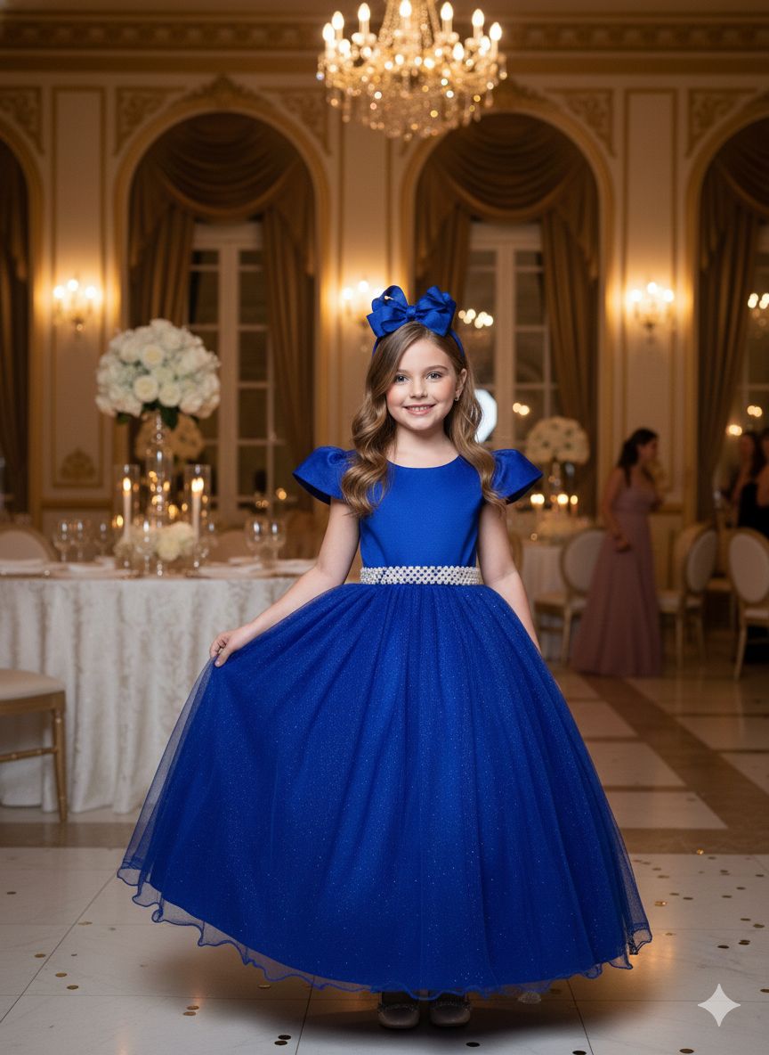 Vestido Marie Longo Heloisa Azul Royal (VESTMRELONGHLISAZLRY)