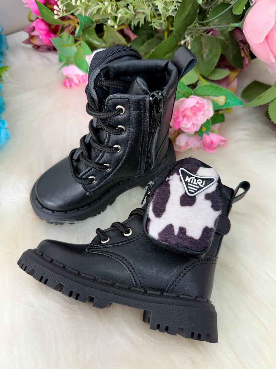 Bota\Coturno Nilqi Mimosa Preto (BTCTNNLQMISMPR)