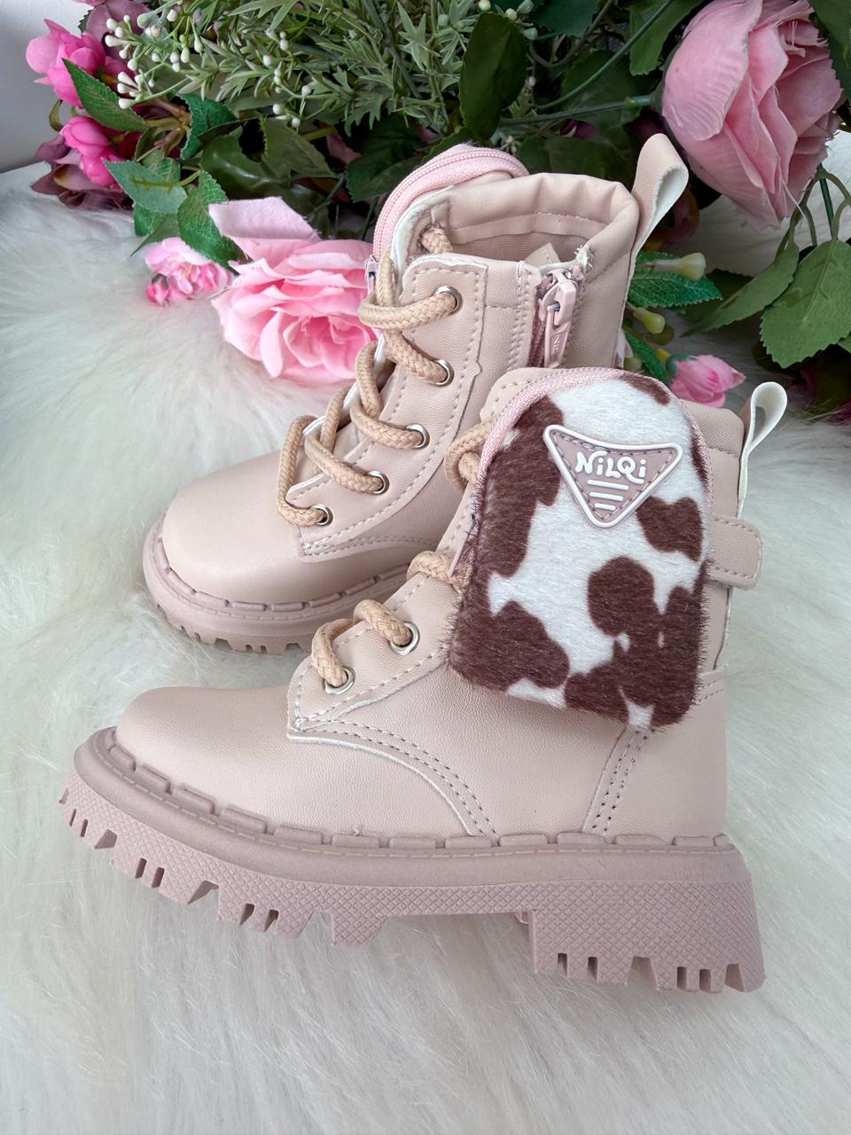Bota\Coturno Nilqi Mimosa Rose (BTCTNLQMMSRS)