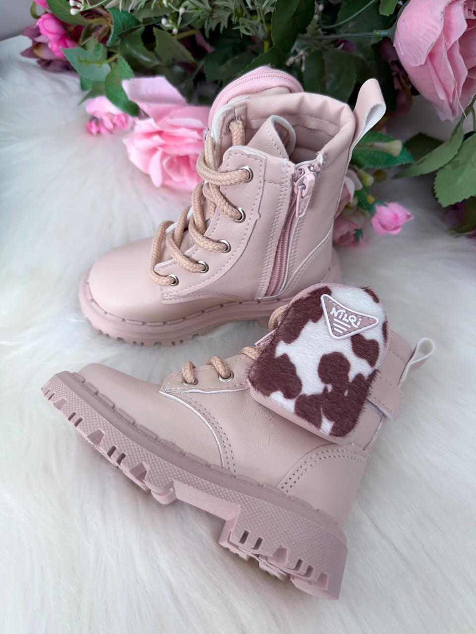 Bota\Coturno Nilqi Mimosa Rose (BTCTNLQMMSRS)