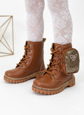 Bota/Coturno Nilqi Malu Bolsinha Cano Baixo Marrom-Caramelo (BTNLQMLUBSINCNBXMARRCRML)