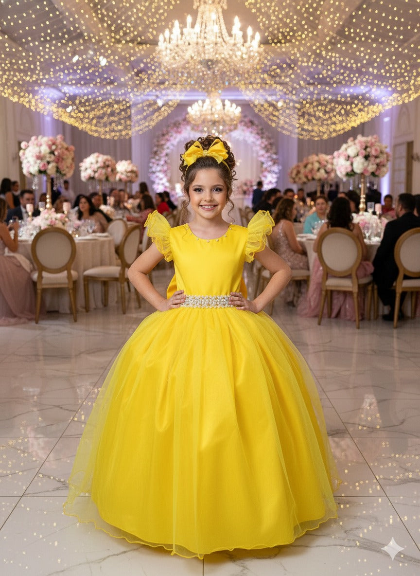 Vestido Marie Longo Amanda Amarelo (VESTMARILNGAMNAMRL)