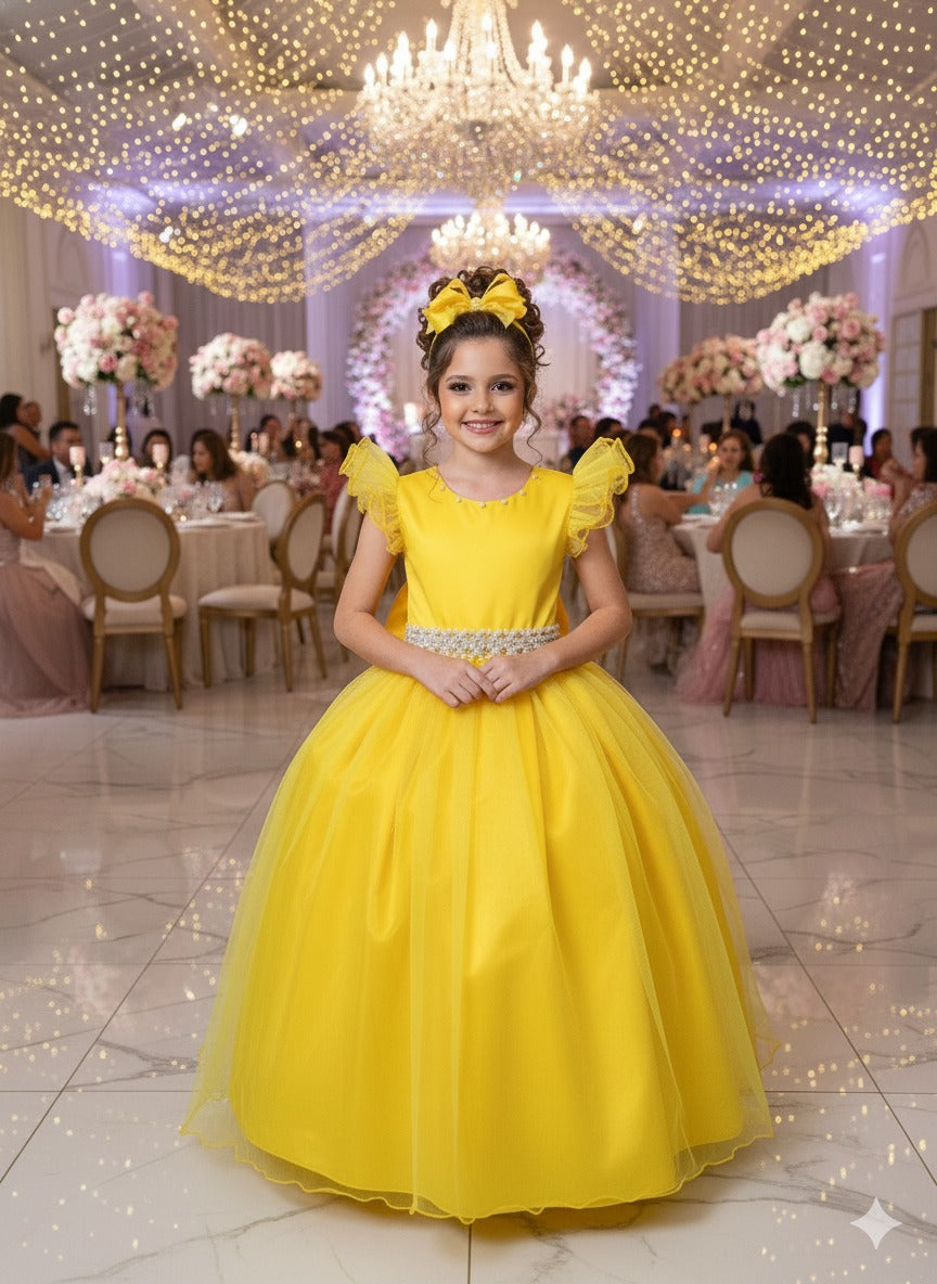 Vestido Marie Longo Amanda Amarelo (VESTMARILNGAMNAMRL)