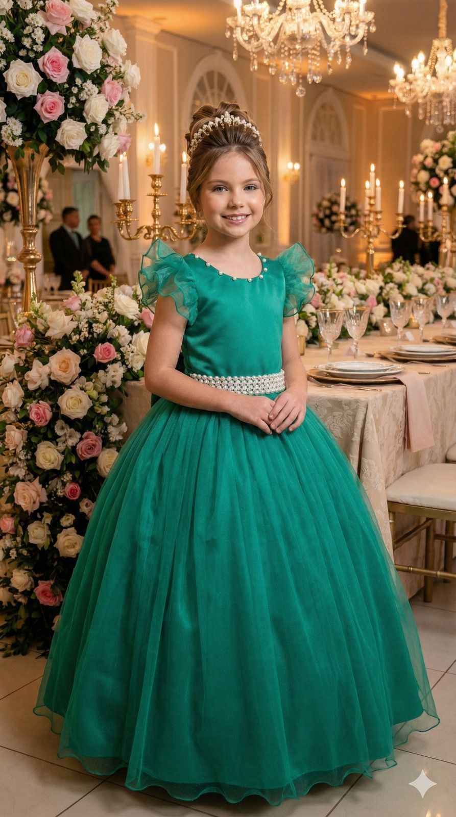 Vestido Marie Longo Amanda Verde Jade (VESTMRLNGMLVRDJD)