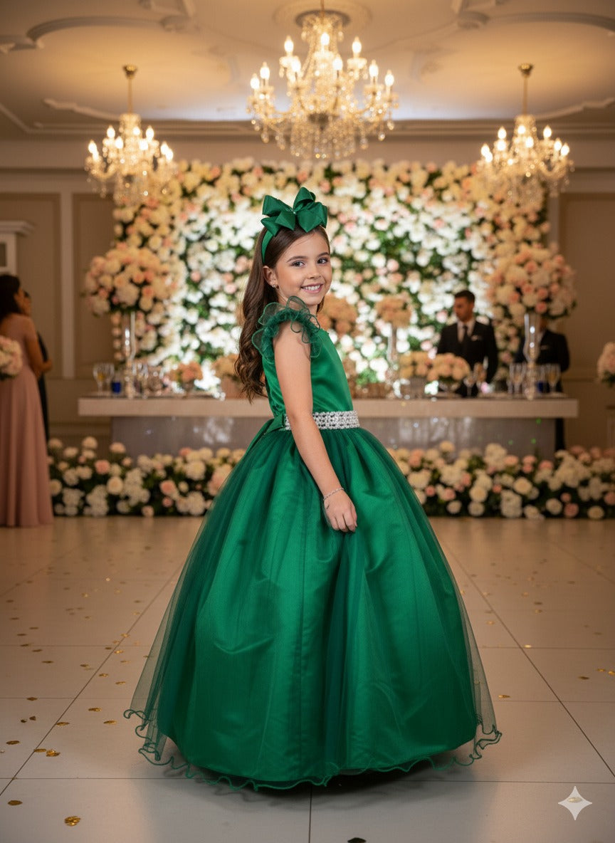 Vestido Marie Longo Amanda Verde Bandeira (VESTMRLNGAMNVRDBND)