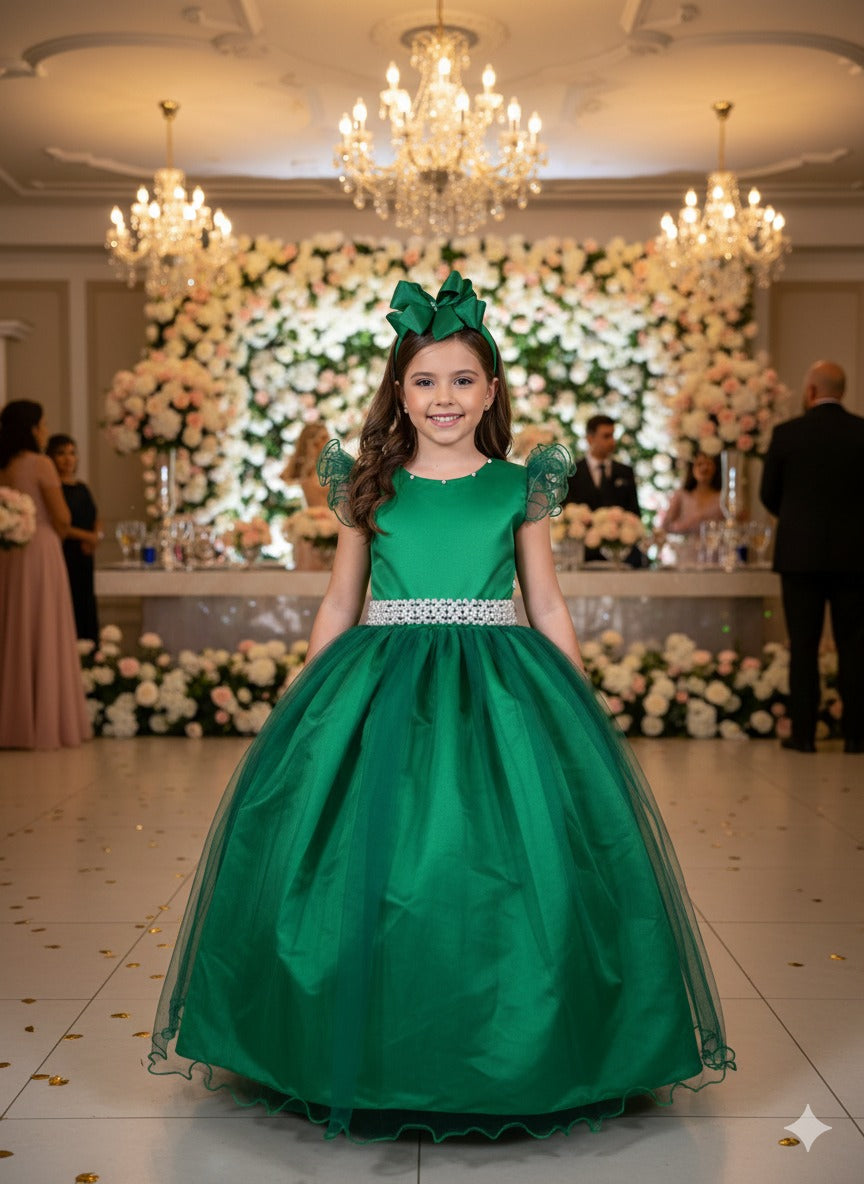 Vestido Marie Longo Amanda Verde Bandeira (VESTMRLNGAMNVRDBND)
