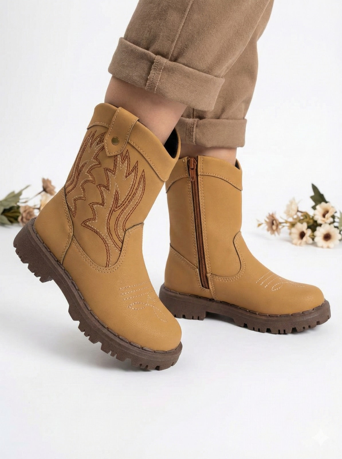Bota Texana Masculina Nilqi Country Mostarda (BTTXNNLQALXMRRM)