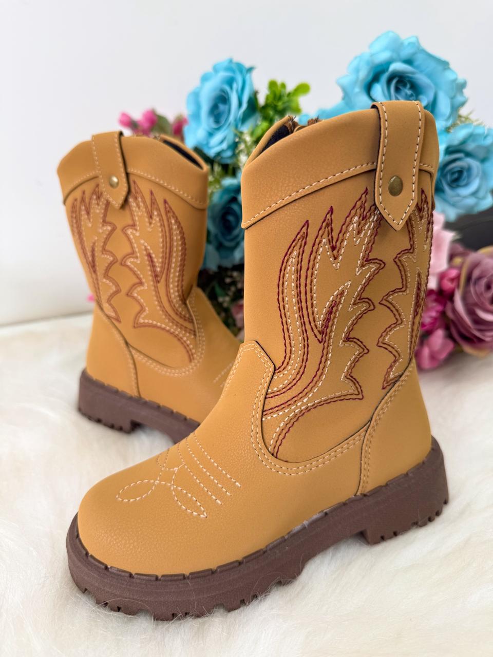 Bota Texana Masculina Nilqi Country Mostarda (BTTXNNLQALXMRRM)
