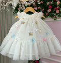 Vestido Vila Lele Jardim das Borboletas Baby Liz (VESTVLJDBORLIZ)