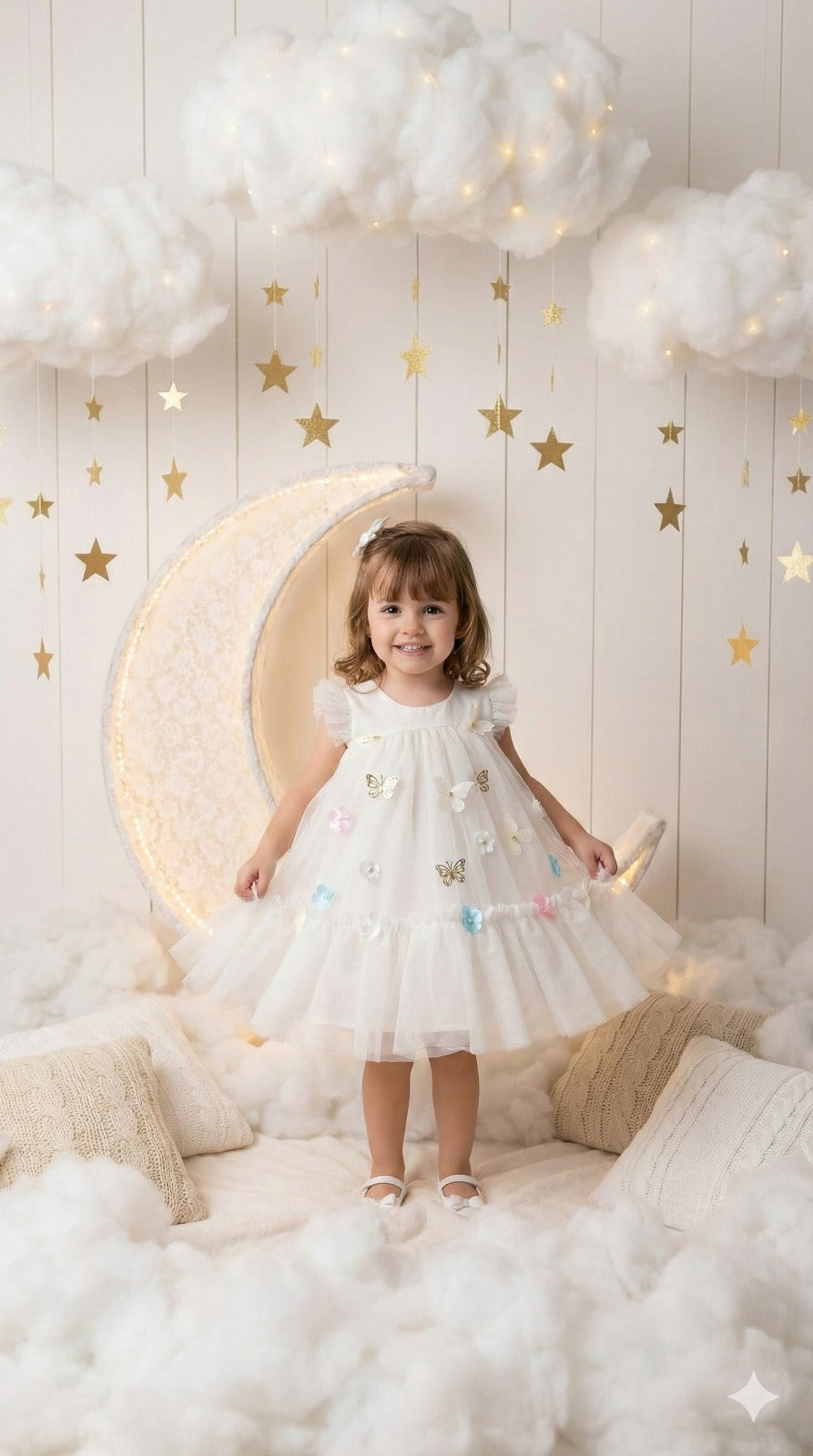 Vestido Vila Lele Jardim das Borboletas  Liz Off