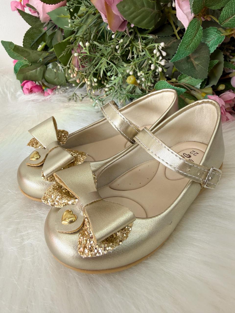 Sapatilha Doce Pe Baby Gigi Dourado (SPLHDCPBBYGGDRD)