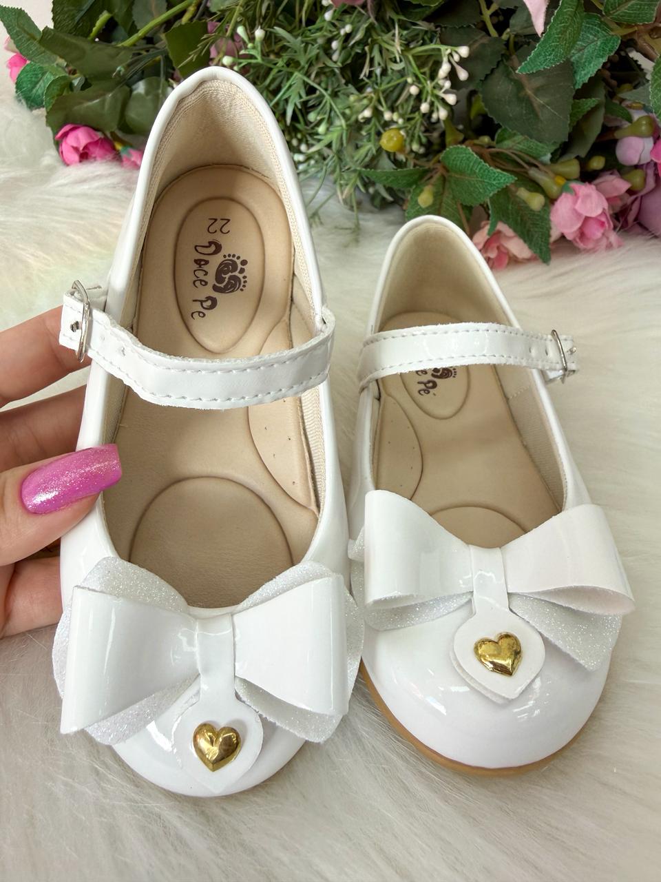Sapatilha Doce Pe Baby Gigi Branco (SPTLDCPBGGBRN)