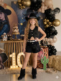 Conjunto Blogueirinha Boiadeira Estrelada Preto (CONJBLGRNBOADRETRLDPR)