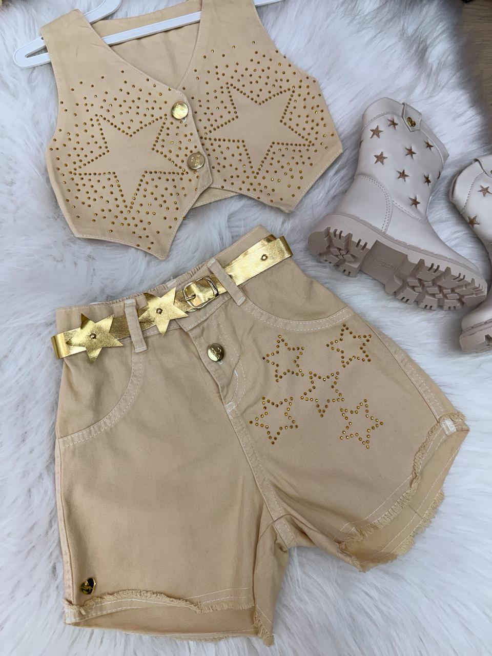 Conjunto Blogueirinha Boiadeira Estrelada (CONJBOIESTRE)