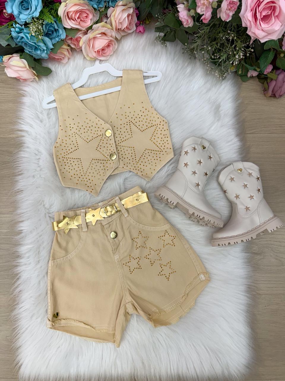 Conjunto Blogueirinha Boiadeira Estrelada (CONJBOIESTRE)