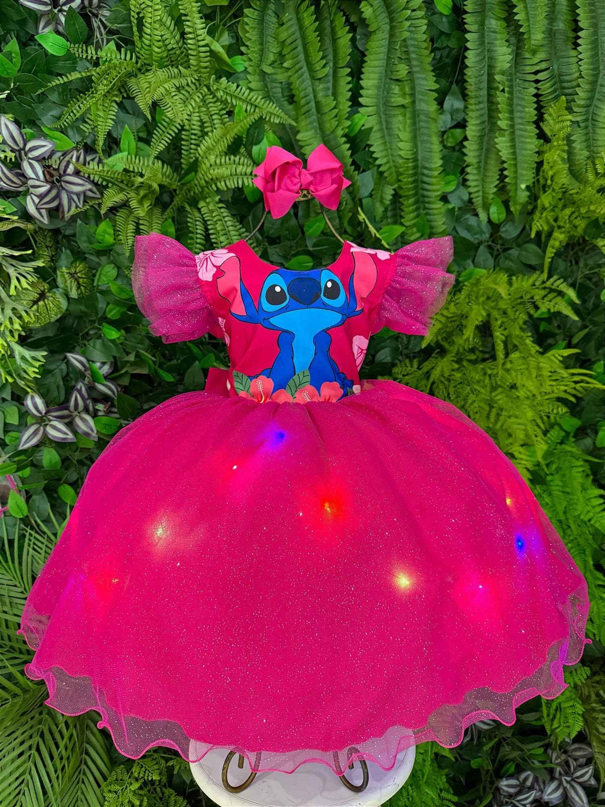 Vestido Tematicos Ysa Kids Lilo Stitch com Led (VESTTEMLILOLED)
