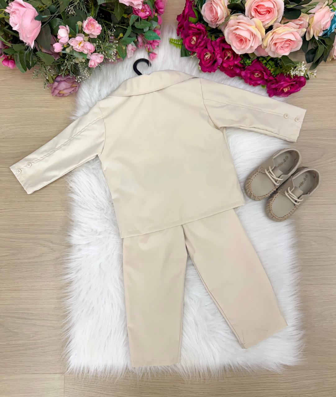 Conjunto Social Miss Cherry Jorge Terno Palha (CONMISSCHTERNPAL)