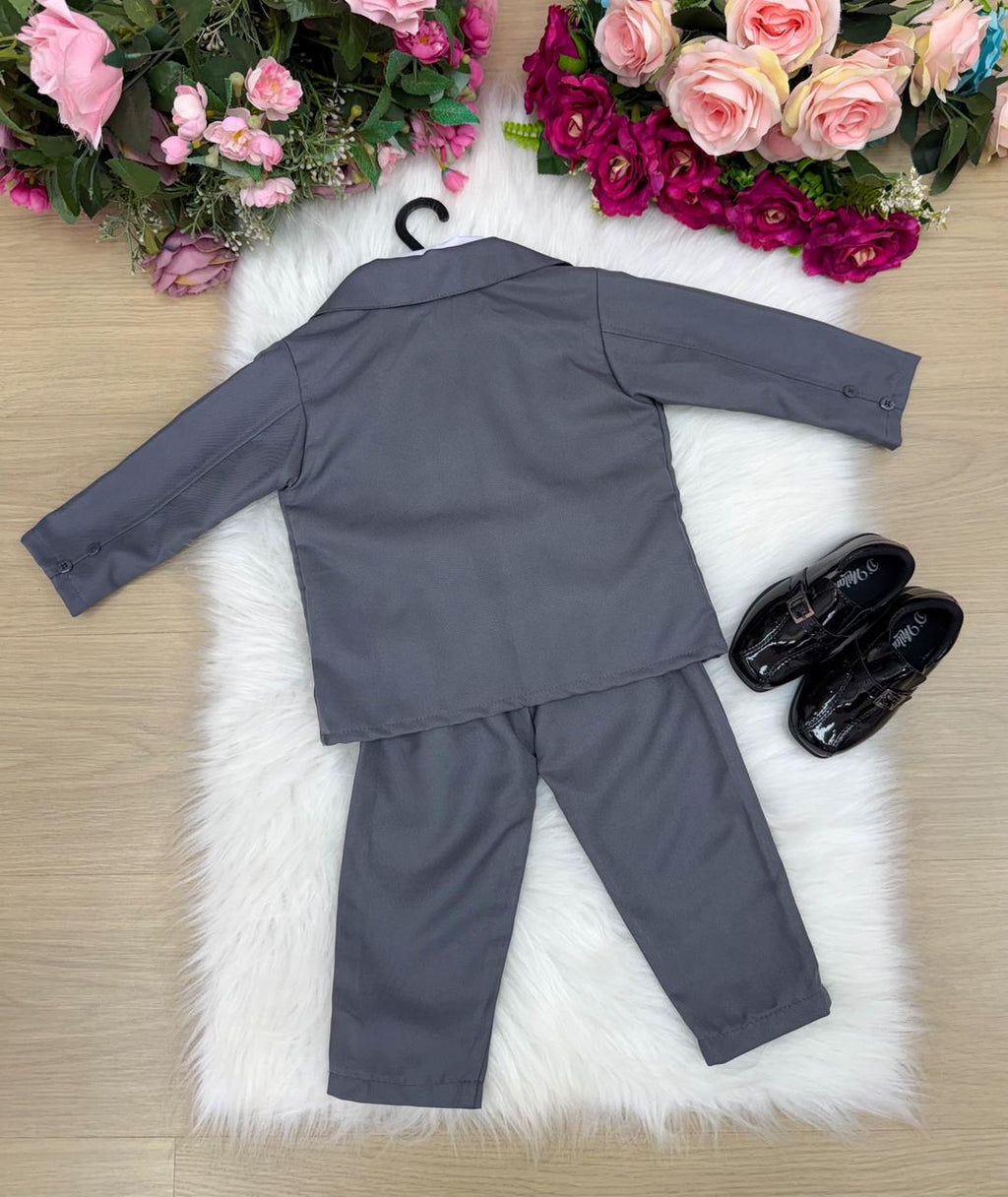 Conjunto Social Miss Cherry Jorge Terno Cinza Grafite (CONJSSCILMSCHRJRGTNCNGF)