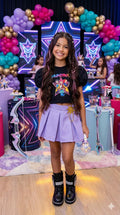 Conjunto Blogueirinha Temático Guerreiras Musical (CONJBGRNTMTCGRIRSKOPP)
