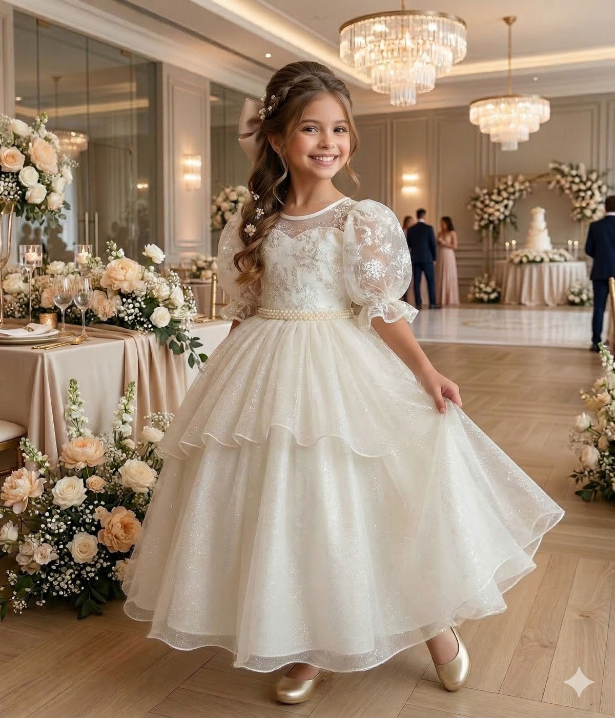 Vestido Bella Child Longo Eva Off (VESTBLLCHLEVOFF)