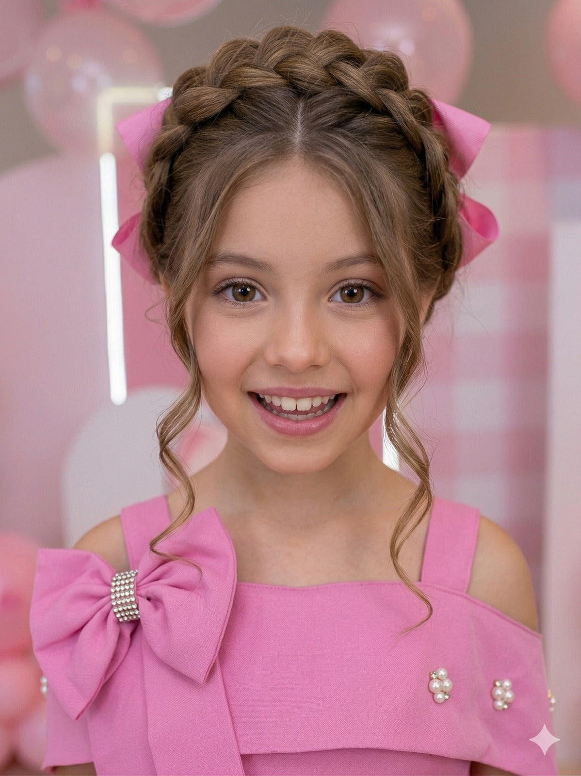 Vestido Banana Club Longo Doce Elegancia Rosa Chiclete