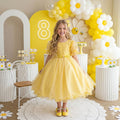 Vestido Bella Child Laize Amarelo (VESTBLLCHLLAZAMRELO)