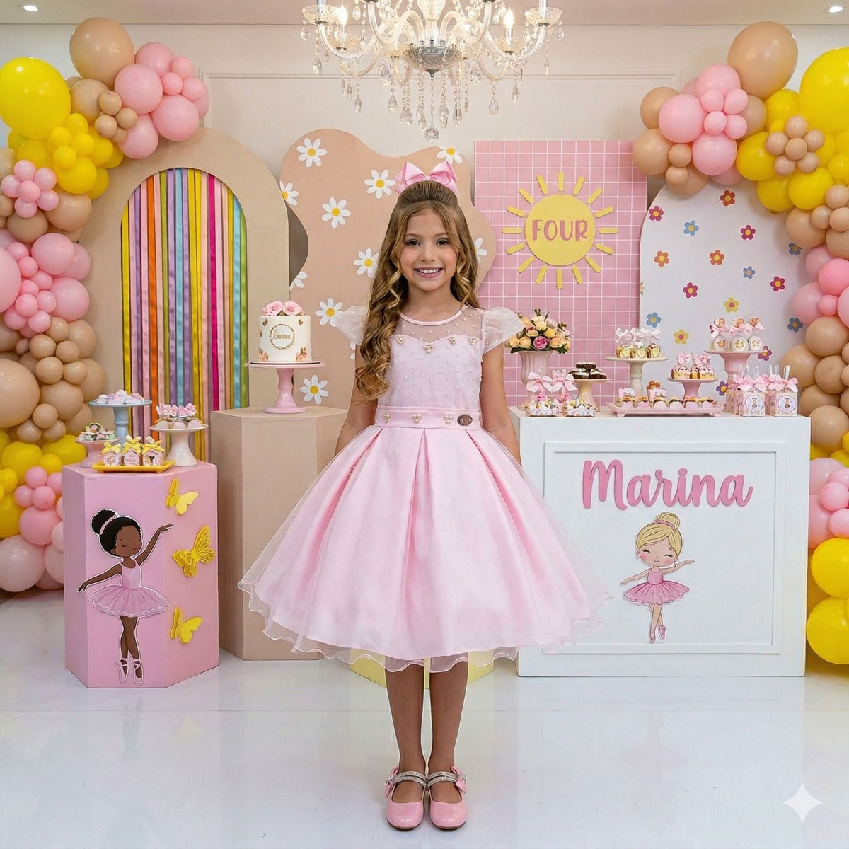 Vestido Mini Miss Isabela Rosa (VESTMNMSISRS)