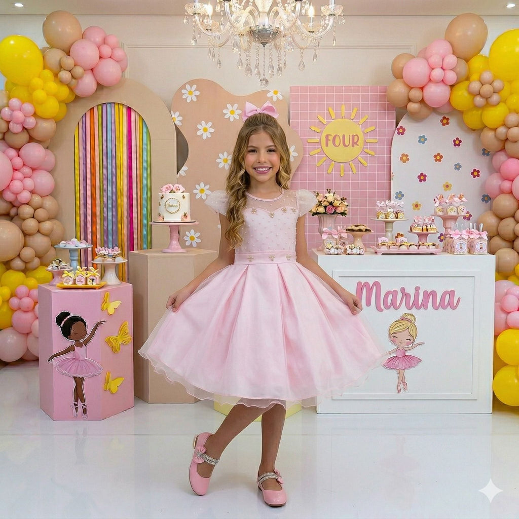 Vestido Mini Miss Isabela Rosa (VESTMNMSISRS)