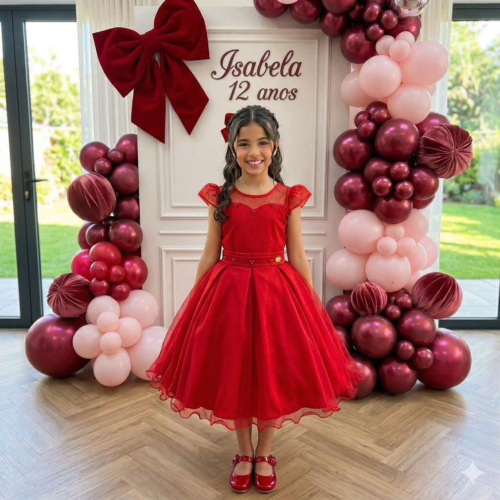 Vestido Mini Miss Isabela Vermelho (VESTIDOMNMSIBLVRM)