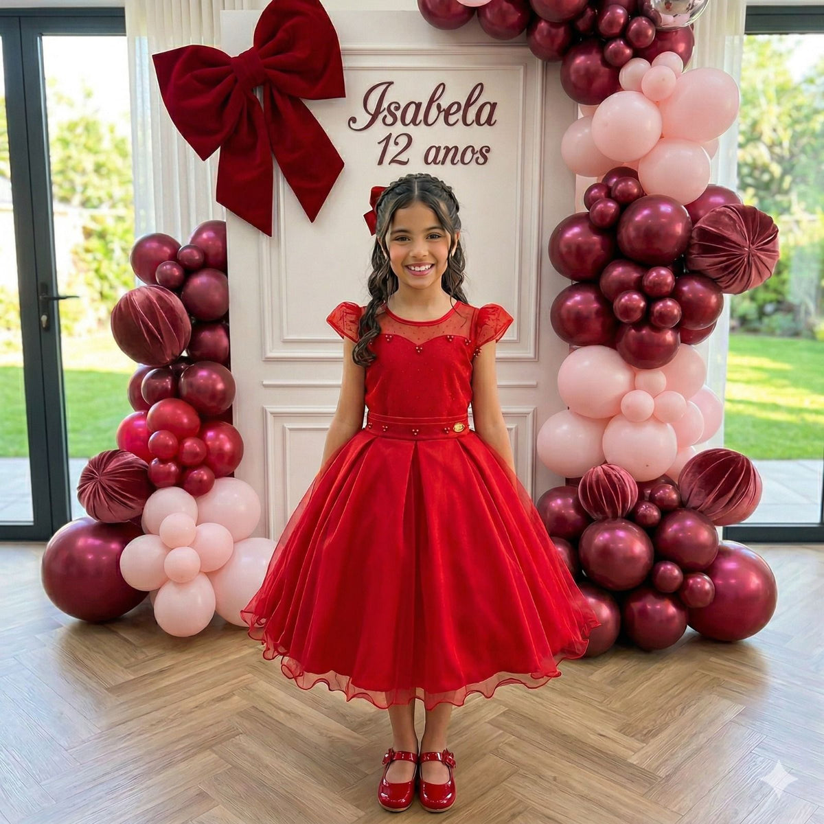 Vestido Mini Miss Isabela Vermelho (VESTIDOMNMSIBLVRM)