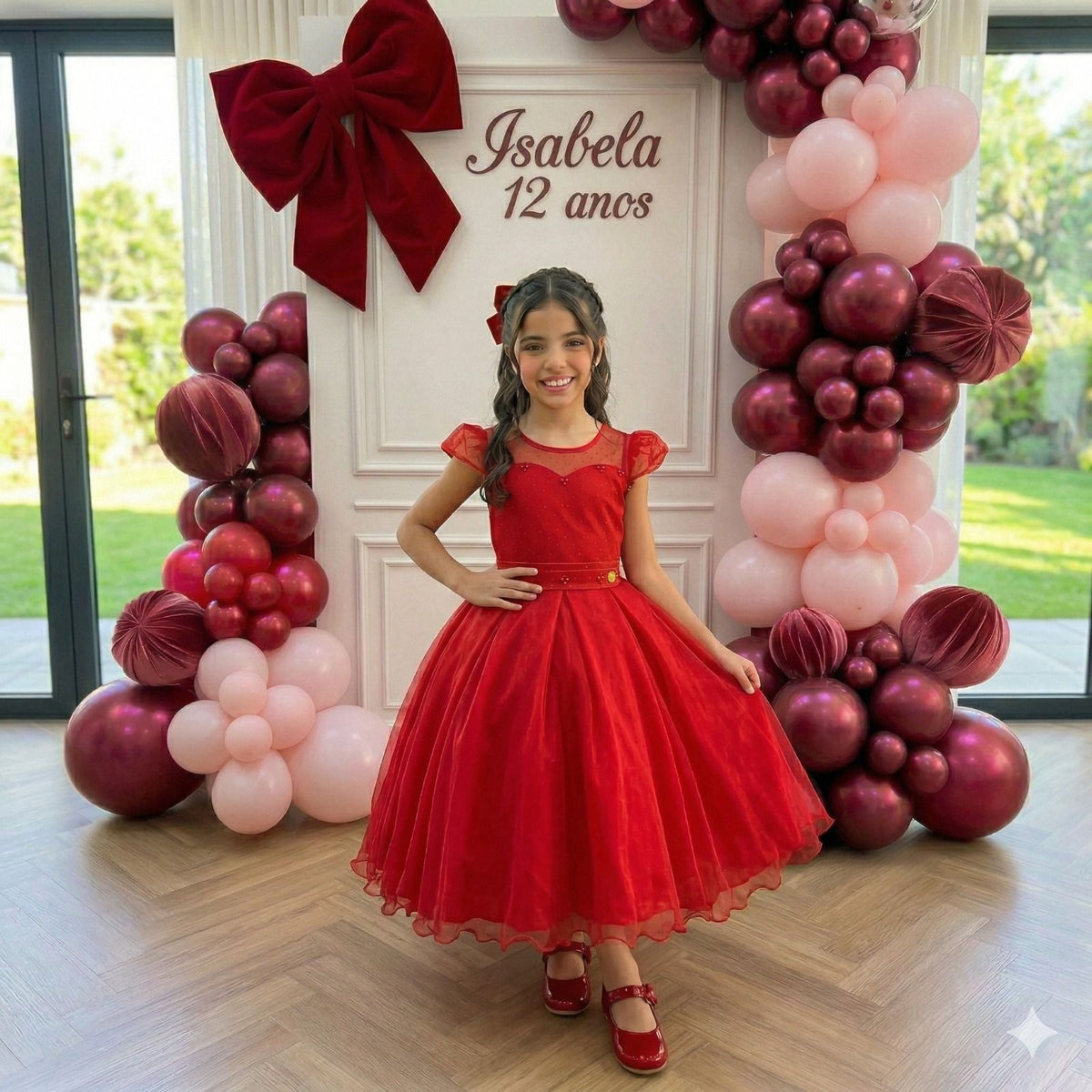 Vestido Mini Miss Isabela Vermelho (VESTIDOMNMSIBLVRM)