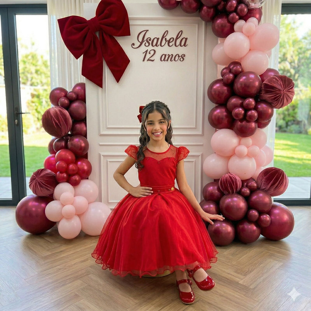 Vestido Mini Miss Isabela Vermelho (VESTIDOMNMSIBLVRM)