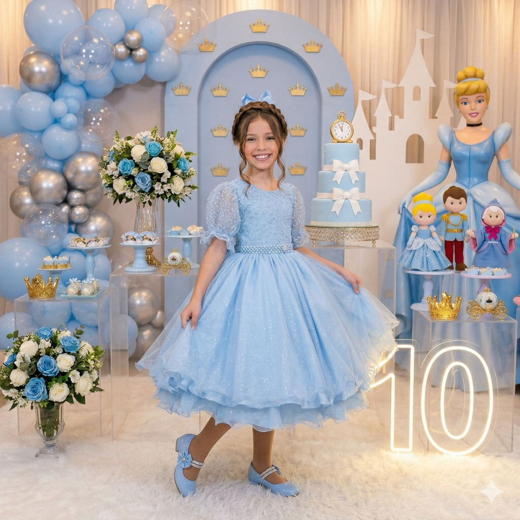 Vestido Bella Child Laize Azul Bebe (VESTBLLCHLDLZAZLBB)