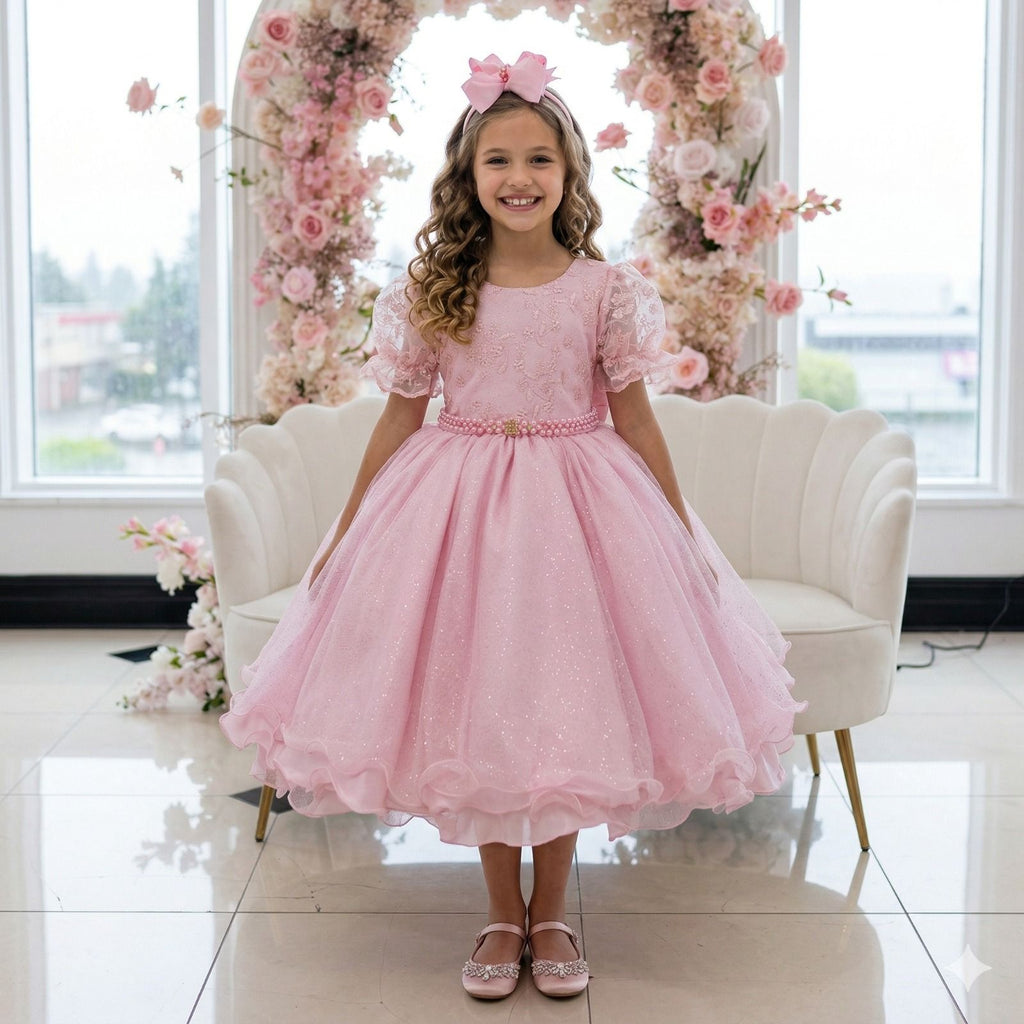 Vestido Bella Child Laize Rosa Bebe (VESTBELLCLDLOIZERSA)